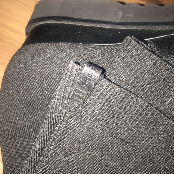 Rudsak knitted knee-high stockings boots with  platform and leather detailing - Picture 7 of 7